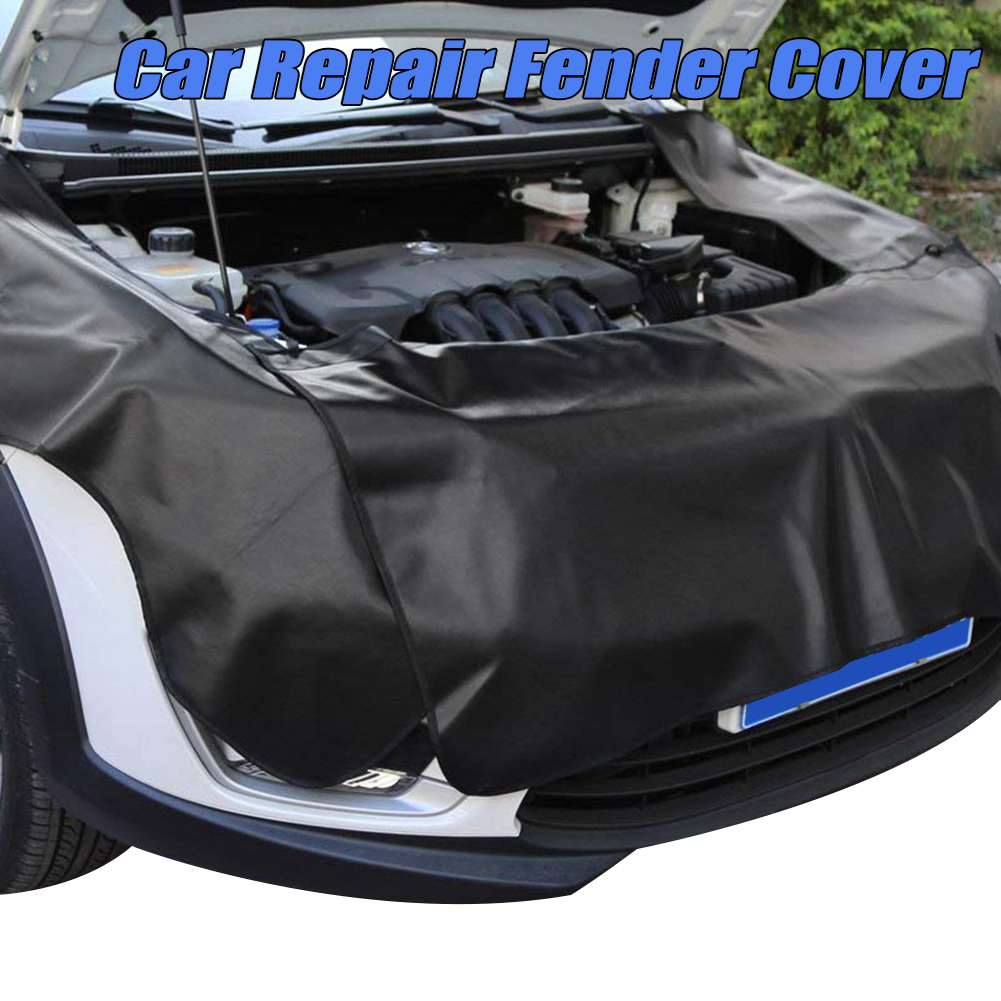 Leather Work For Car - ユニバーサル磁気カーカバー,折りたたみ式プロテクター,メカニック,修理用,3個