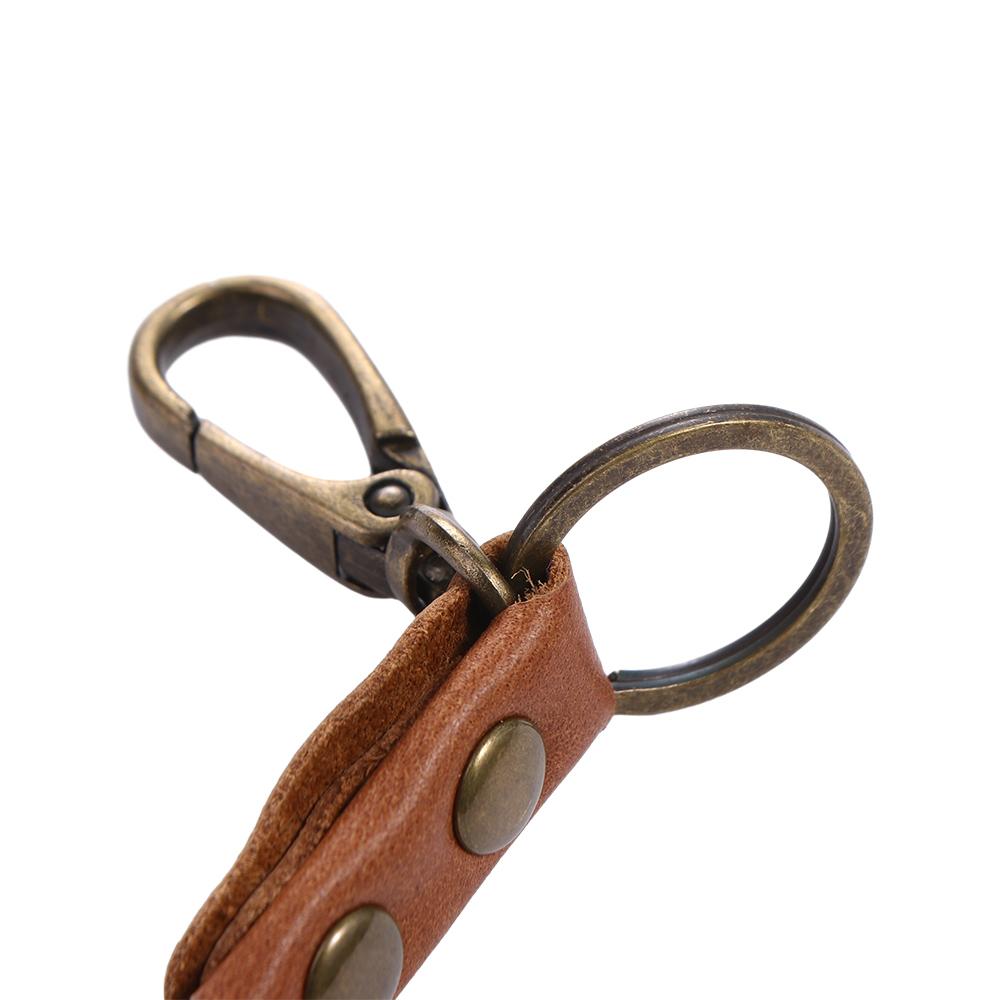 Leather Work For Car - 車のキーホルダー 本革バッジホルダー 牛革キーチェーン リストネックストラップ ワークカードホルダー 電話ネックストラップ