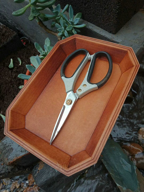 Used Leatherwork Tools - 大型手作り革成形型 - 手作り革道具 - この型は革製収納トレイを作るために使用されます