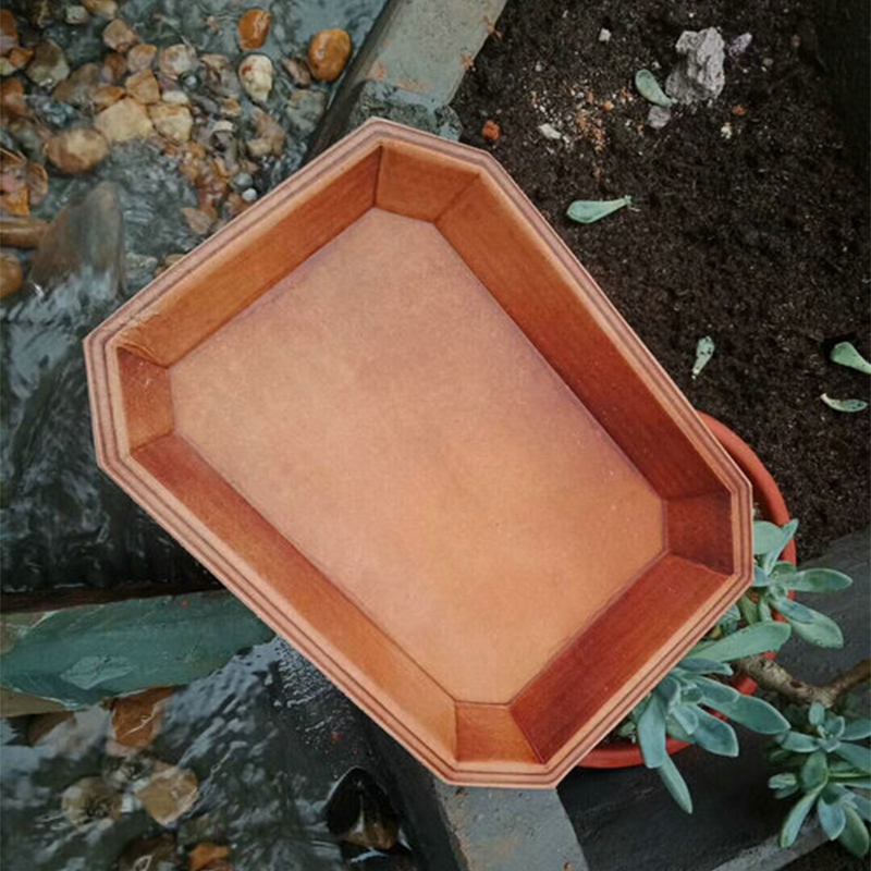 Used Leatherwork Tools - 大型サイズの手作り革成形型-手作りの革工具-この型は革製の収納トレイを作るために使用されます