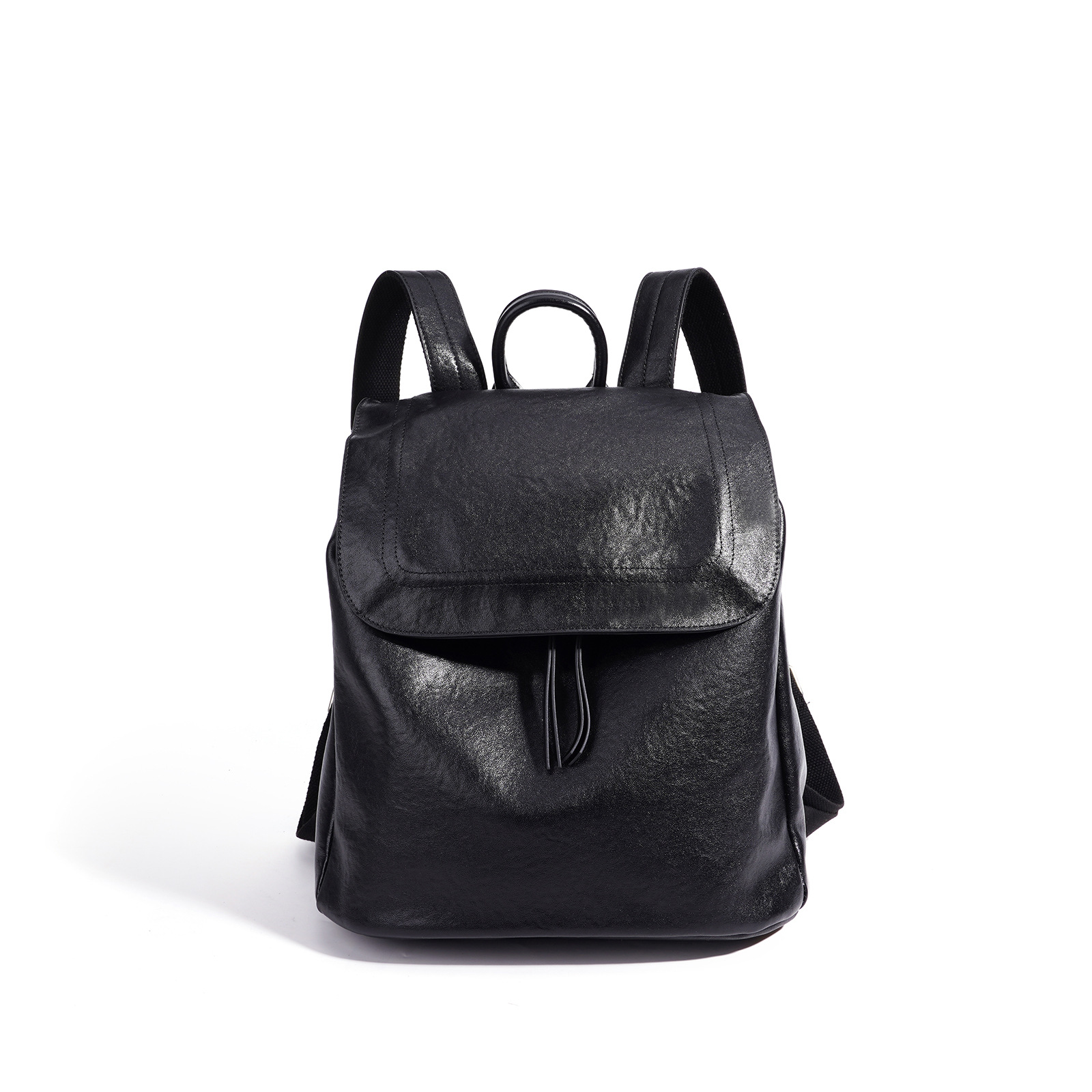 Leather Work Rucksack - トップグレインベジタブルタンニンなめし牛革バックパック女性用調節可能なストラップミニマリストレザーリュックサック毎日の仕事通勤バッグ