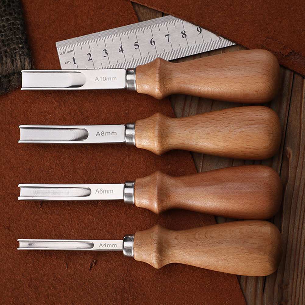Leather Edge Beveler - 新品未開封品 レザースキービングツール クラフトエッジベベラー 切断用 10mm 15.5cm