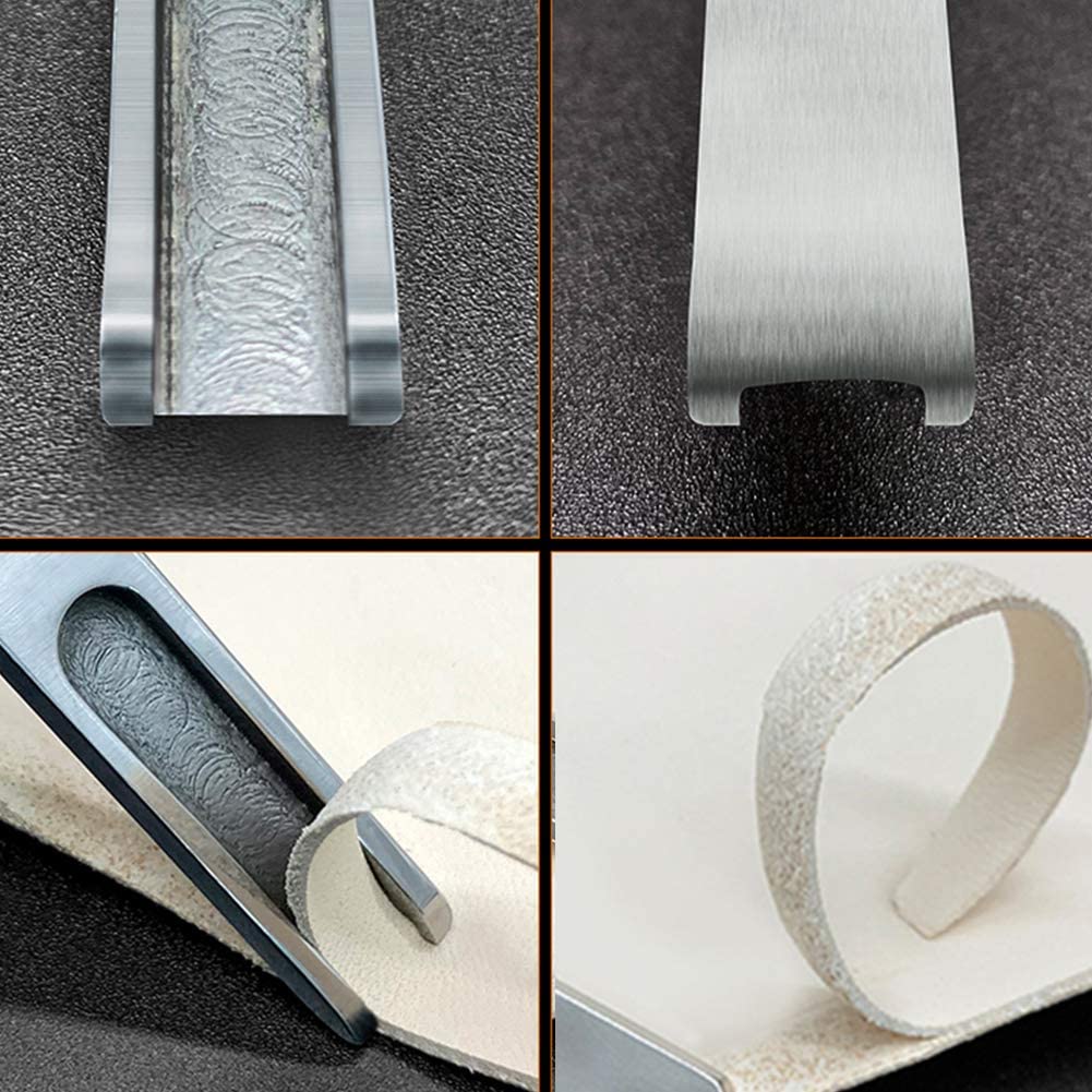 Leather Edge Beveler - ABSJ-3サイズ レザーエッジベベラー工具 4mm 6mm 8mm エッジスカイビングベベラー