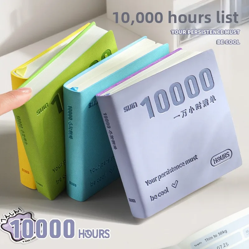 10000時間レザープランナー自己管理トラッカーポータブルポ - Leather Work Notepad のレビューと価格