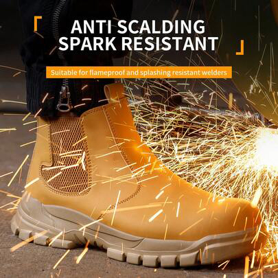 耐久性のあるメンズ安全靴、ファッショナブルなメンズワークブー - Leather Work Factory のレビューと価格