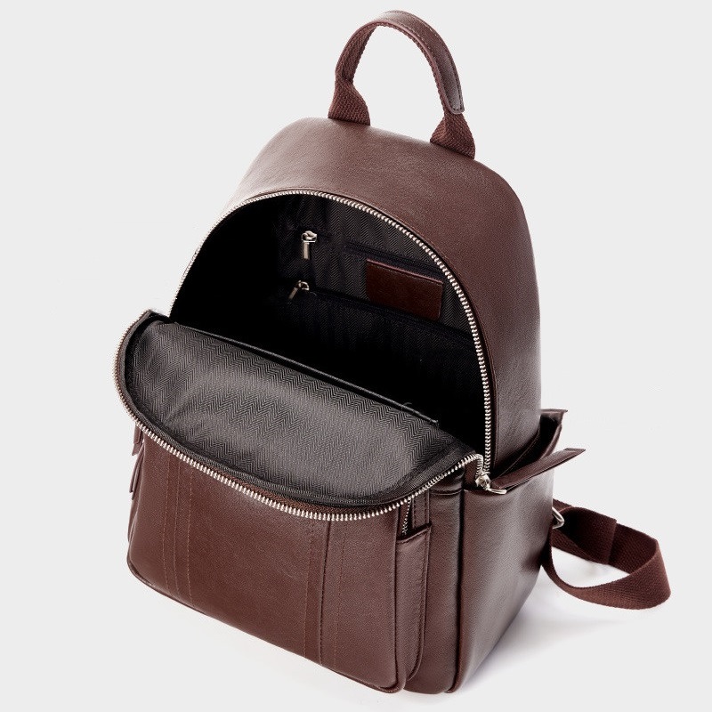 植物タンニンなめし革女性バックパッククラシックヴィンテージリ - Leather Work Rucksack のレビューと価格
