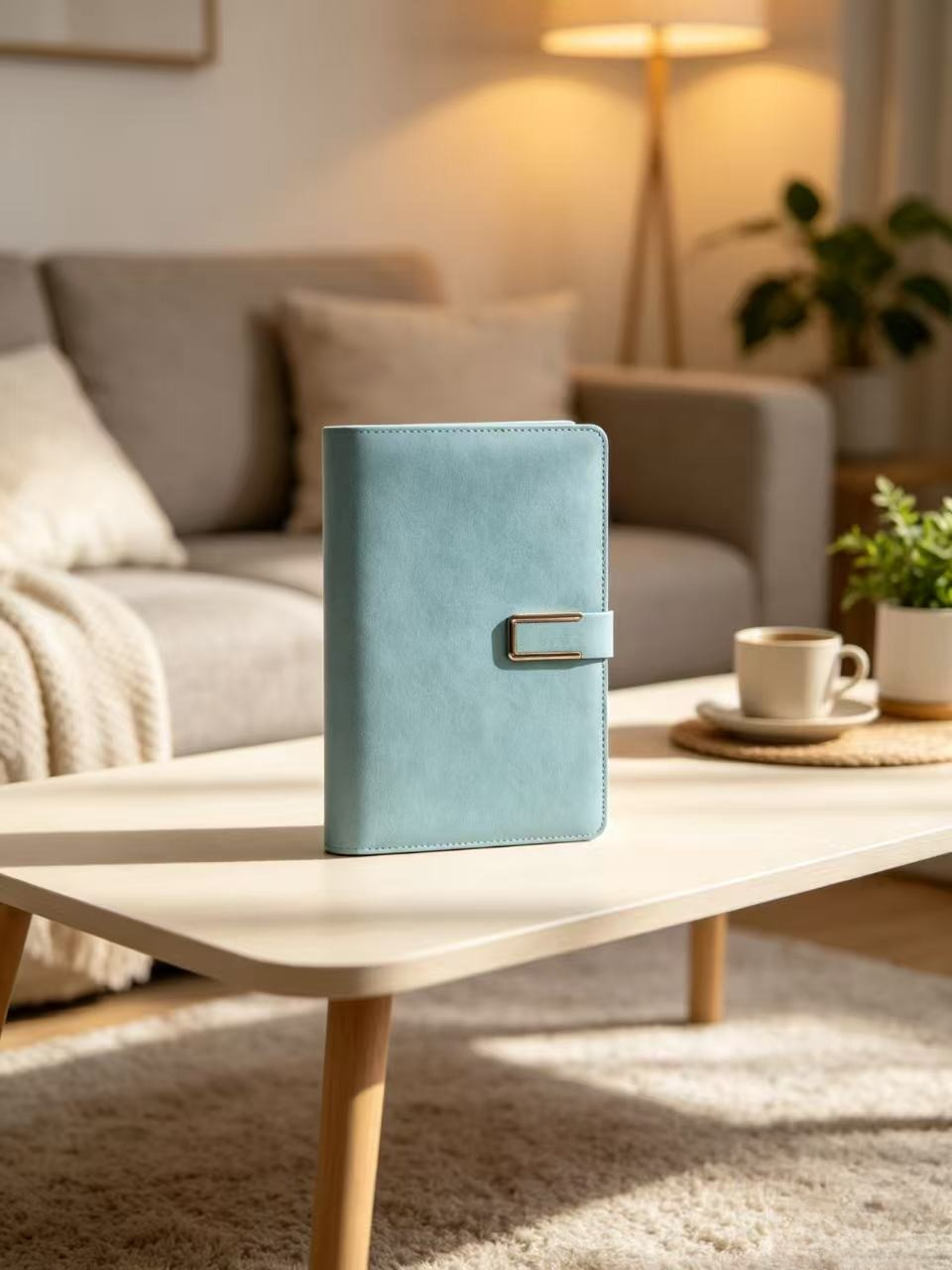 ヴィンテージA5レザーノートブック ソフトカバー バックル付 - Leather Work Notepad のレビューと価格