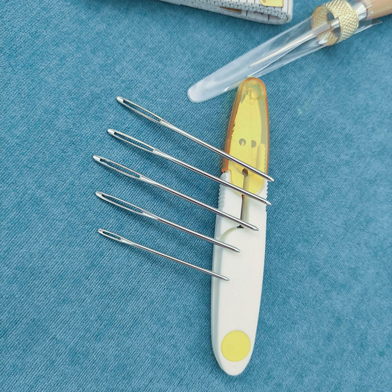 革針付き革作業キット 縫製千枚通し ワックス糸 革張り修理キ - Leatherwork Hand Sewing Needles のレビューと価格