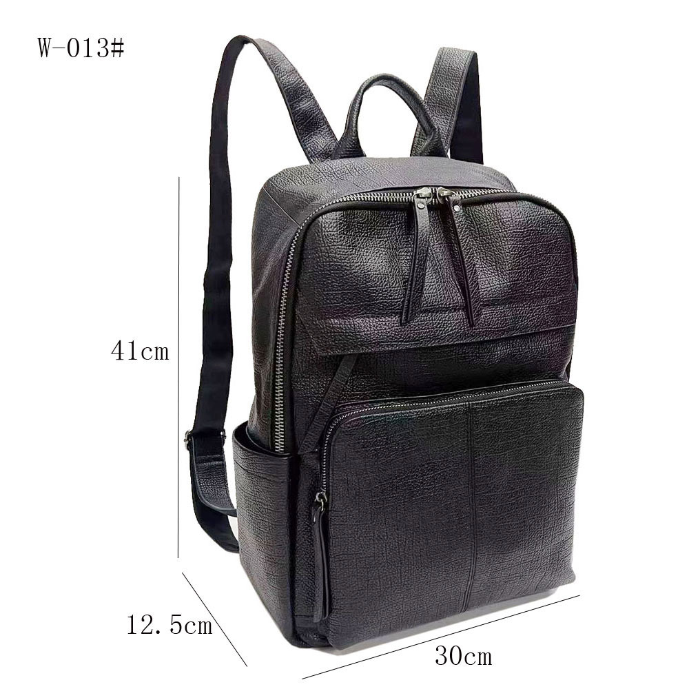大型男性用本革トラベルバックパック ブラック牛革製ノートパソ - Leather Work Rucksack のレビューと価格