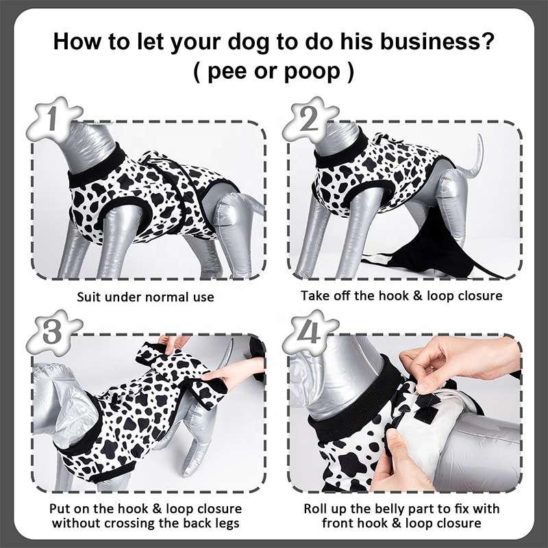 犬の手術スーツ女性のスプレーペットアパレル工場犬服サプライヤ - Leather Work Factory のレビューと価格