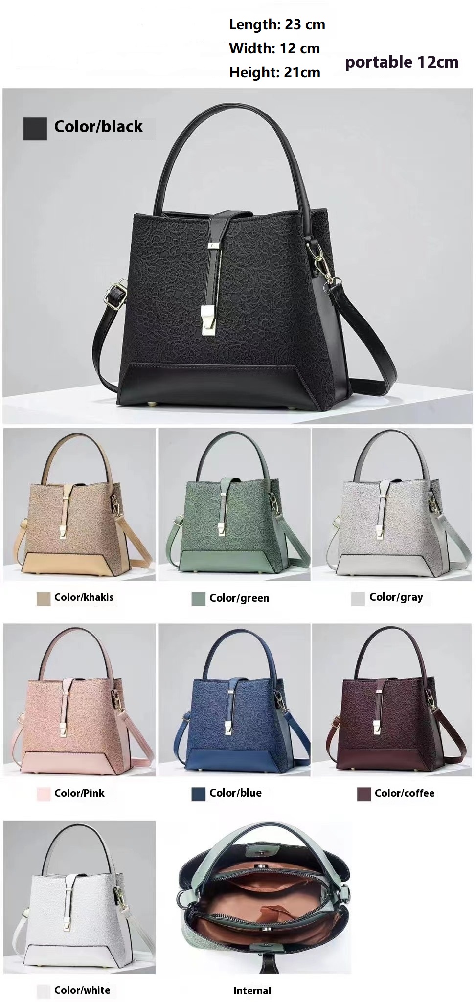 新しい高級トートバッグレザー上品なハンドバッグプロフェッショ - Leather Work Bag Women のレビューと価格