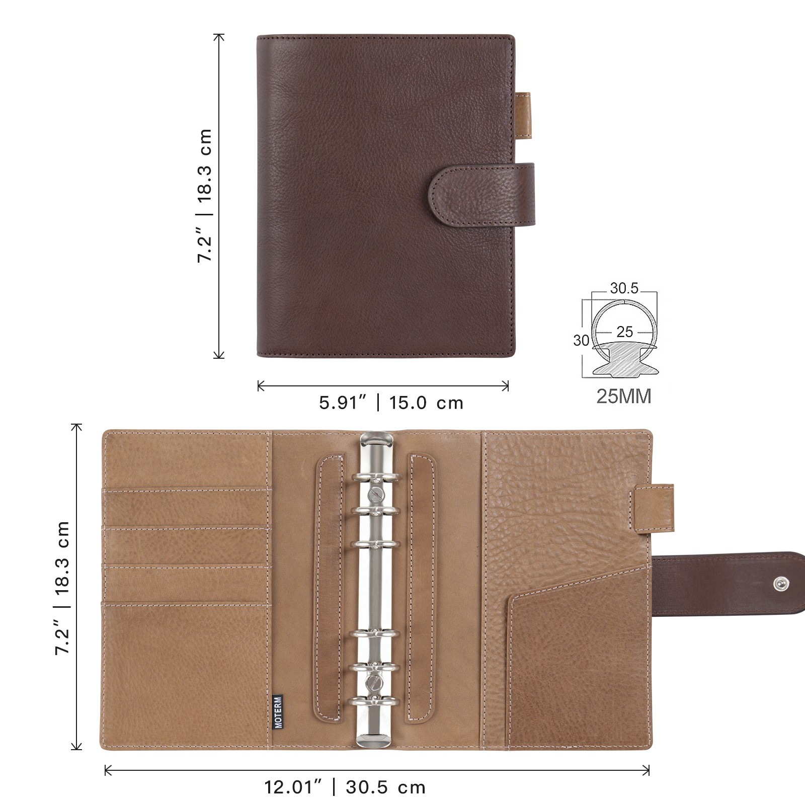 モーターム フランクリン・コービー コンパクトサイズ エリー - Leather Work Notepad のレビューと価格