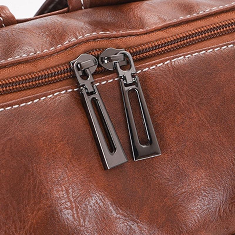 x5xaスタイリッシュな女性の大規模なリュックサックPUレザ - Leather Work Rucksack のレビューと価格