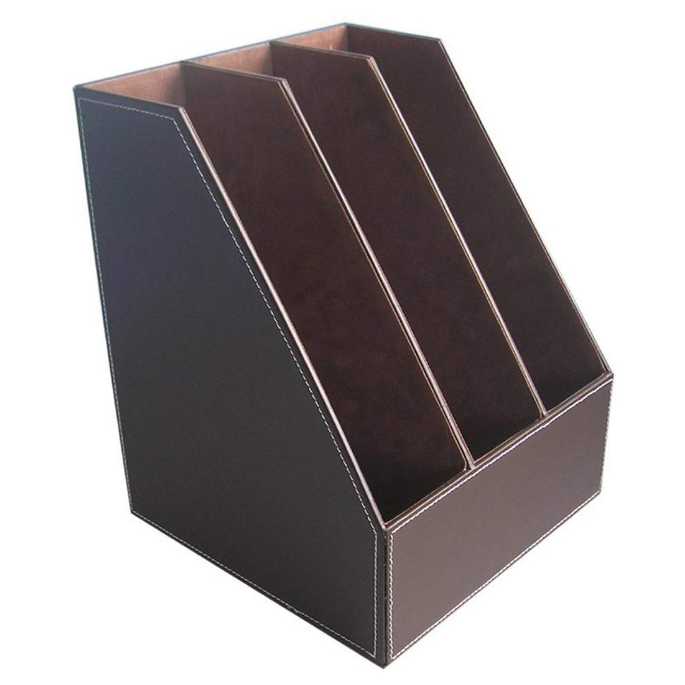 Xrhyy 2/3/4スロットシンプルな家庭用品レザー垂直デ - Leather Work Notepad のレビューと価格