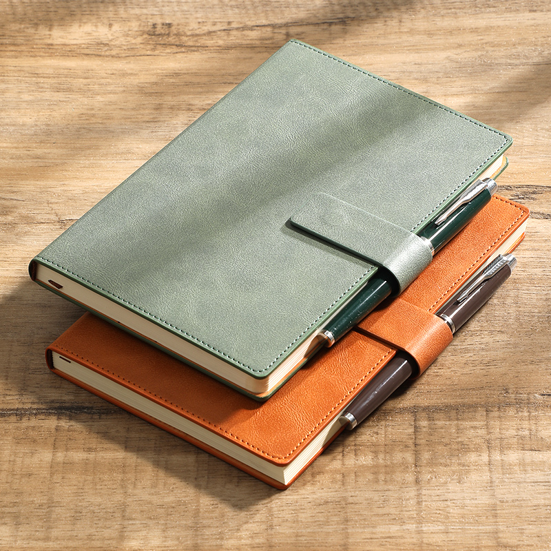 A5 ビジネスノート カラーチェンジPUレザー ジャーナル  - Leather Work Notepad のレビューと価格