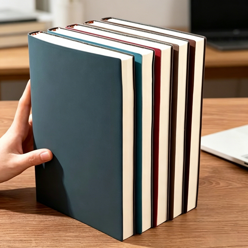 A5 ソフトレザーノートブック 120ページ 防水カバー 快 - Leather Work Notepad のレビューと価格