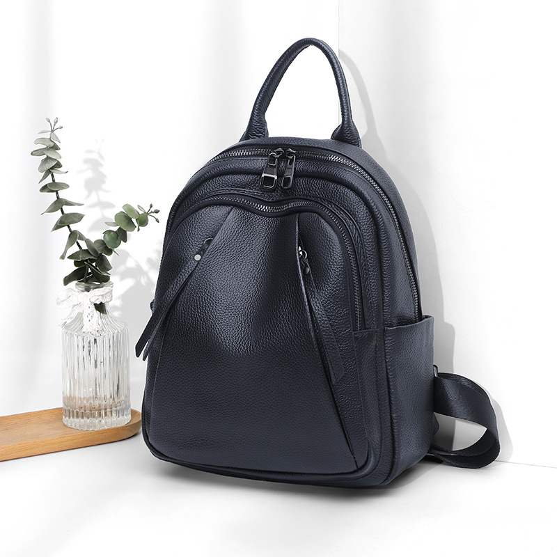 大容量レザーバックパック（女性用）、防水カジュアルワークバッ - Leather Work Rucksack のレビューと価格