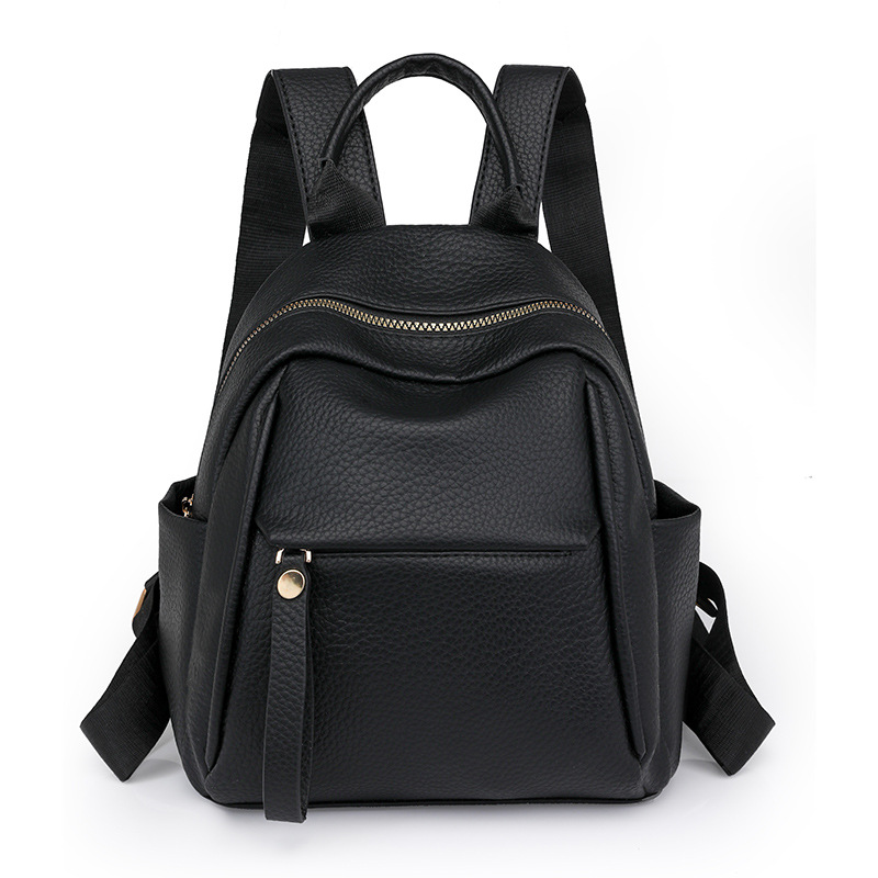 ライチ柄レザーバックパック コンパクトカジュアルリュックサッ - Leather Work Rucksack のレビューと価格