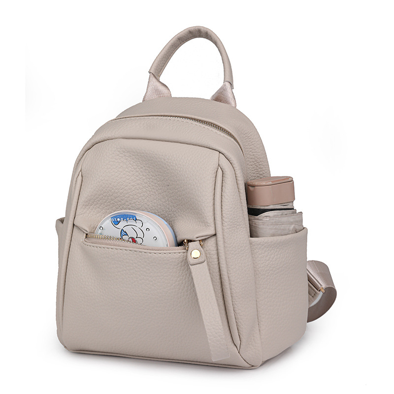 ライチ柄レザーバックパック コンパクトカジュアルリュックサッ - Leather Work Rucksack のレビューと価格