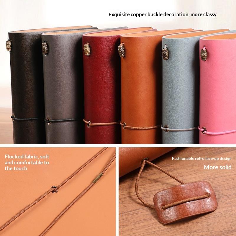 ホットヴィンテージPUレザー詰め替え可能ノートブックソフトカ - Leather Work Notepad のレビューと価格