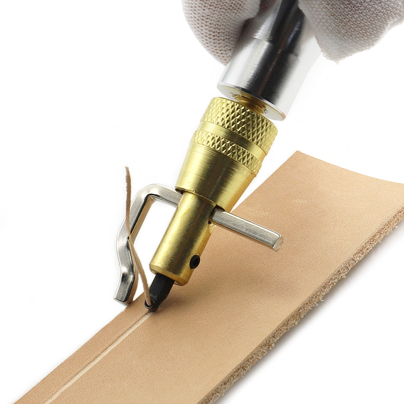 1セットメタル製調整可能レザー縫製＆折り目加工エッジベベラー - Leather Edge Beveler のレビューと価格