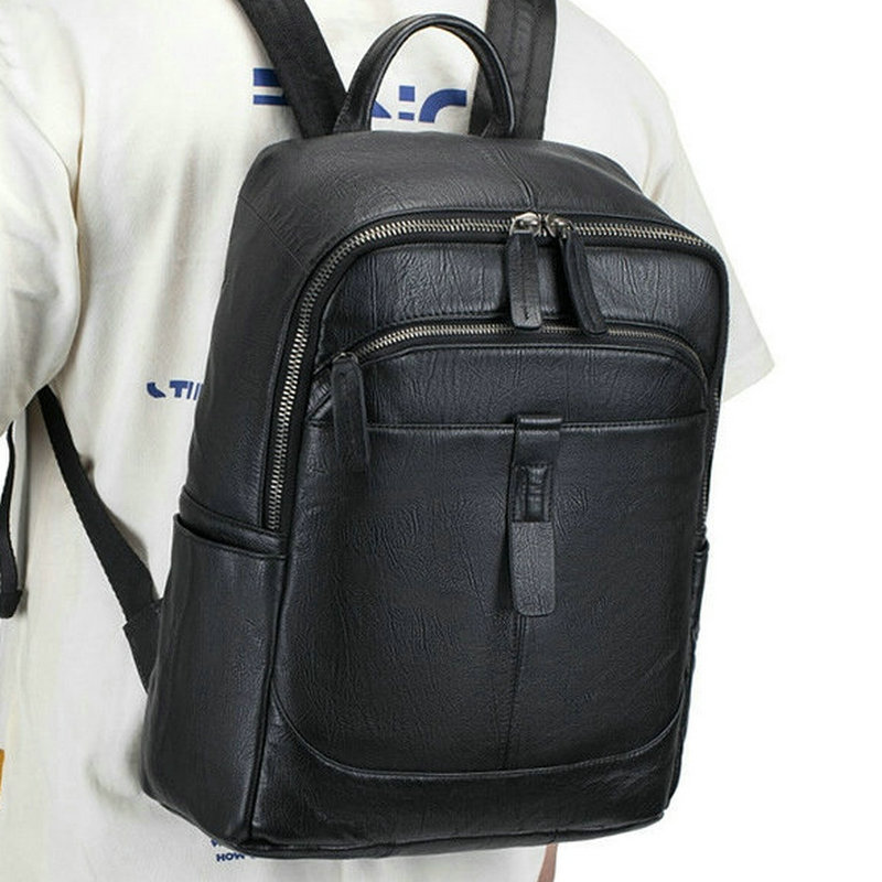 ブラックマン 本革バックパック 多ポケット コンピューターリ - Leather Work Rucksack のレビューと価格