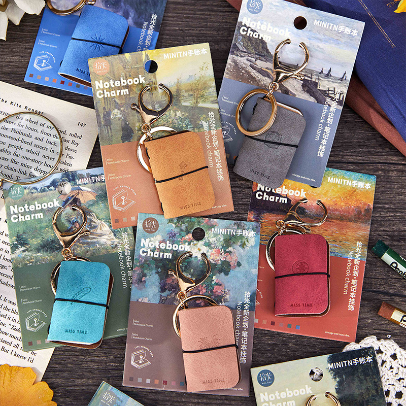 Mr. Paper 2個入り PUジャーナルキーホルダー - - Leather Work Notepad のレビューと価格