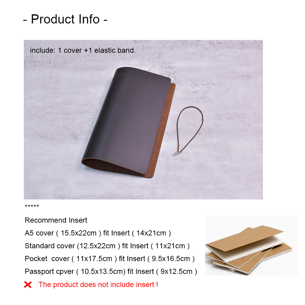 DIYノートカバー クレイジーホースレザー A5/A6/スタ - Leather Work Notepad のレビューと価格