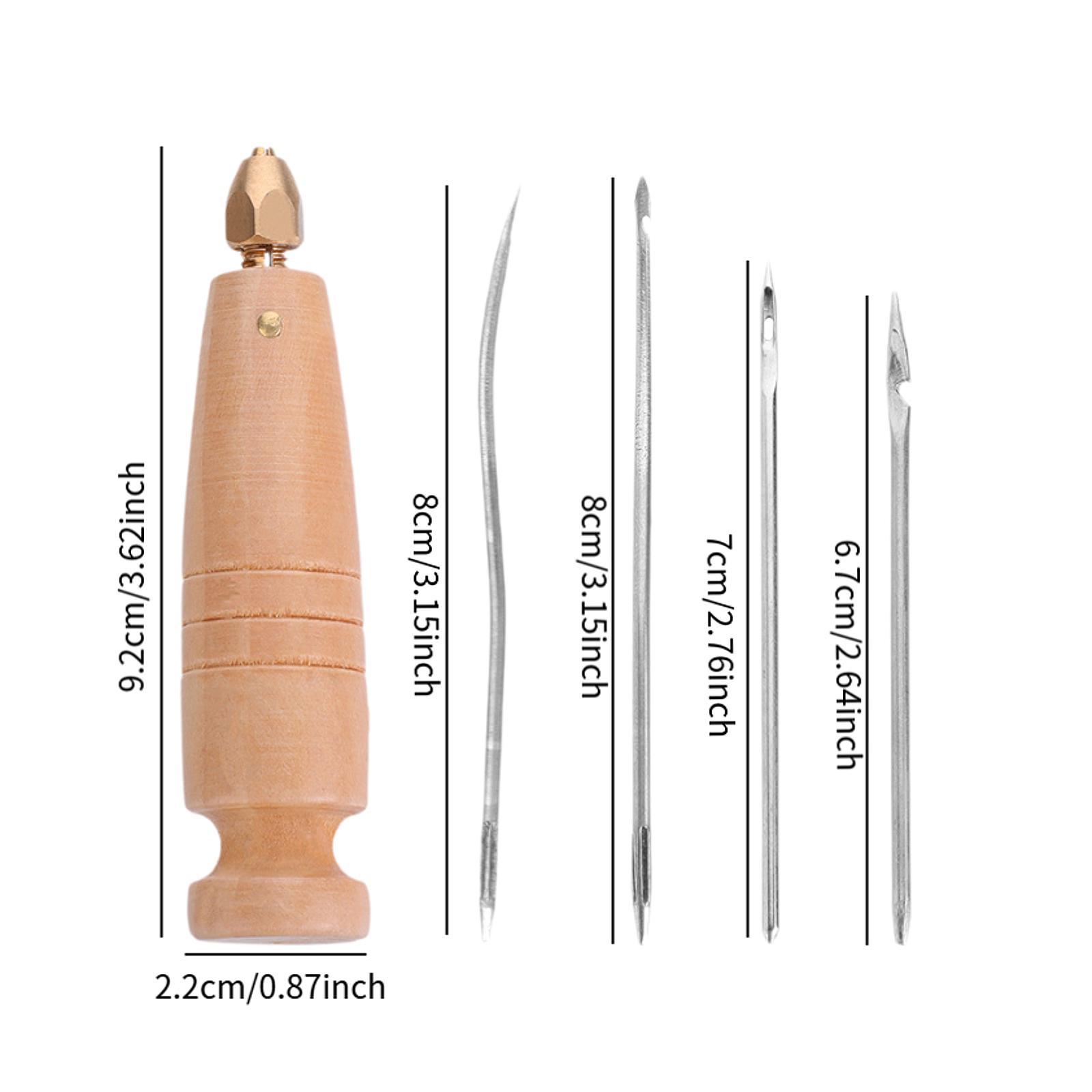 キャンバスレザー縫製用千枚通し針 ハンドステッチャー ポータ - Leatherwork Hand Sewing Needles のレビューと価格