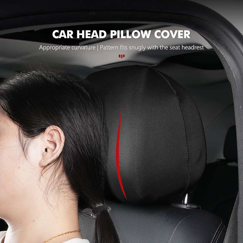 ミニカーシートヘッドレストカバーシートネックピロー保護クッシ - Leather Work For Car のレビューと価格