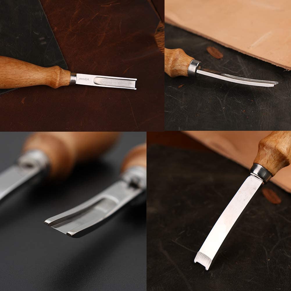 ABSJ-3サイズ レザーエッジベベラー工具 4mm 6mm - Leather Edge Beveler のレビューと価格