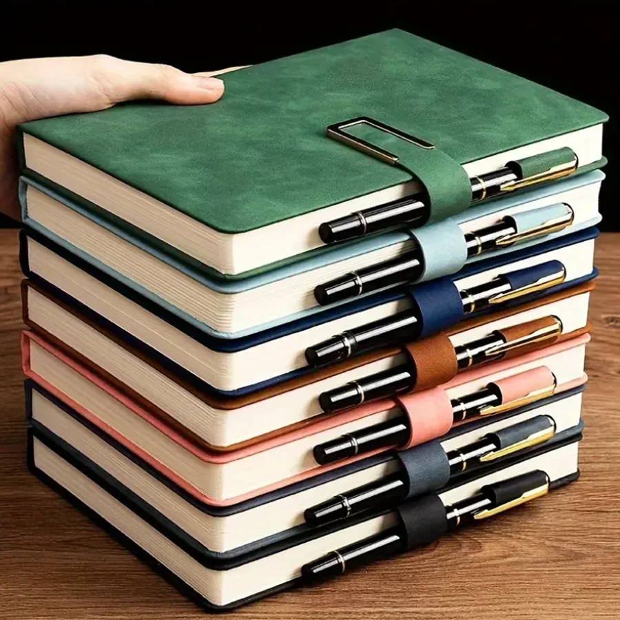 1 個入りソフトカバーヴィンテージ A5 レザーノートブック - Leather Work Notepad のレビューと価格